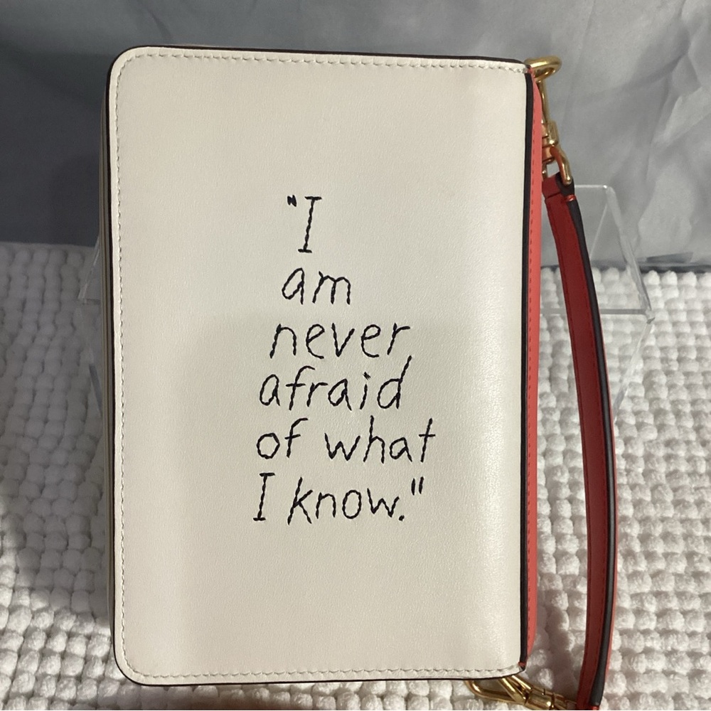 Kate Spade Storyteller Black Beauty 3D Leather Book Novelty Crossbody Bag - Picture 6 of 15